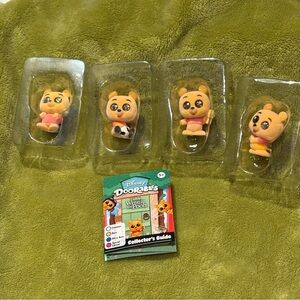 Set of 4 Disney Doorables Winnie The Pooh